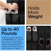 image:imageGORILLA GRIP Over the Door Shoe Organizer 24 Large Pockets BlackBlack