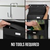 image:imageGORILLA GRIP Over the Door Shoe Organizer 24 Large Pockets BlackBlack