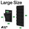 image:imageGORILLA GRIP Over the Door Shoe Organizer 24 Large Pockets BlackBlack