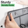 image:imageGORILLA GRIP Over the Door Shoe Organizer 24 Large Pockets BlackGrey
