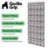 image:imageGORILLA GRIP Over the Door Shoe Organizer 24 Large Pockets BlackGrey