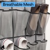 image:imageGORILLA GRIP Over the Door Shoe Organizer 24 Large Pockets BlackGrey