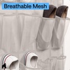 image:imageGORILLA GRIP Over the Door Shoe Organizer 24 Large Pockets BlackLinen