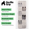 image:imageGORILLA GRIP Over the Door Shoe Organizer 24 Large Pockets BlackLinen