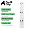 image:imageGORILLA GRIP Over the Door Shoe Organizer 24 Large Pockets BlackWhite