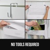 image:imageGORILLA GRIP Over the Door Shoe Organizer 24 Large Pockets BlackWhite