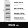 image:imageGORILLA GRIP Over the Door Shoe Organizer 24 Large Pockets BlackWhite