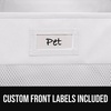 image:imageGORILLA GRIP Over the Door Shoe Organizer 24 Large Pockets BlackWhite