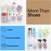 image:imageGORILLA GRIP Over the Door Shoe Organizer 24 Large Pockets BlackWhite