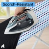 image:imageGORILLA GRIP Padded Ironing Board Cover 15x54 SilverBlue Dots