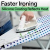 image:imageGORILLA GRIP Padded Ironing Board Cover 15x54 SilverBlue Dots