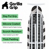 image:imageGORILLA GRIP Padded Ironing Board Cover 15x54 SilverChevron BlackLinen