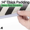 image:imageGORILLA GRIP Padded Ironing Board Cover 15x54 SilverChevron BlackLinen
