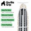 image:imageGORILLA GRIP Padded Ironing Board Cover 15x54 SilverDamask