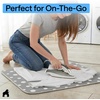 image:imageGORILLA GRIP Padded Ironing Board Cover 15x54 SilverDots