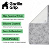 image:imageGORILLA GRIP Padded Ironing Board Cover 15x54 SilverGray Floral