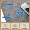 image:imageGORILLA GRIP Padded Ironing Board Cover 15x54 SilverGray Floral