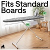 image:imageGORILLA GRIP Padded Ironing Board Cover 15x54 SilverGray Floral