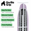 image:imageGORILLA GRIP Padded Ironing Board Cover 15x54 SilverLight Purple