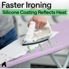 image:imageGORILLA GRIP Padded Ironing Board Cover 15x54 SilverLight Purple