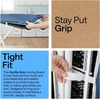 image:imageGORILLA GRIP Padded Ironing Board Cover 15x54 SilverNavy