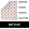 image:imageGORILLA GRIP Padded Ironing Board Cover 15x54 SilverPink Floral