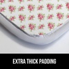 image:imageGORILLA GRIP Padded Ironing Board Cover 15x54 SilverPink Floral