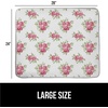 image:imageGORILLA GRIP Padded Ironing Board Cover 15x54 SilverPink Floral