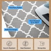 image:imageGORILLA GRIP Padded Ironing Board Cover 15x54 SilverQuatrefoil GrayWhite