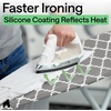 image:imageGORILLA GRIP Padded Ironing Board Cover 15x54 SilverQuatrefoil GrayWhite