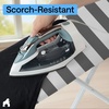 image:imageGORILLA GRIP Padded Ironing Board Cover 15x54 SilverStriped WhiteGray