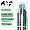 image:imageGORILLA GRIP Padded Ironing Board Cover 15x54 SilverTurquoise