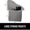 image:imageGORILLA GRIP Patented Bed Wedge Pillow for Headboard Gap Queen Soft GraySoft Gray