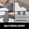 image:imageGORILLA GRIP Patented Bed Wedge Pillow for Headboard Gap Queen Soft GraySoft Gray