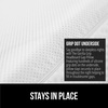 image:imageGORILLA GRIP Patented Bed Wedge Pillow for Headboard Gap Queen Soft GrayWhite