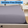 image:imageGORILLA GRIP Patented Fitted Bed Sheet Holders for Corners 4 Pack WhiteBlack