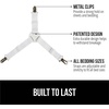 image:imageGORILLA GRIP Patented Fitted Bed Sheet Holders for Corners 4 Pack WhiteWhite