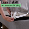 image:imageGORILLA GRIP Patented Fitted Bed Sheet Holders for Corners 4 Pack WhiteWhite