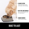 image:imageGORILLA GRIP Patented Slow Feeder Dog and Cat Bowl BPA Free 2 Cup GrayBeige
