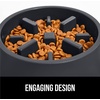 image:imageGORILLA GRIP Patented Slow Feeder Dog and Cat Bowl BPA Free 2 Cup GrayBlack