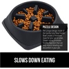 image:imageGORILLA GRIP Patented Slow Feeder Dog and Cat Bowl BPA Free 2 Cup GrayBlack