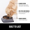 image:imageGORILLA GRIP Patented Slow Feeder Dog and Cat Bowl BPA Free 2 Cup GrayGray