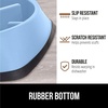 image:imageGORILLA GRIP Patented Slow Feeder Dog and Cat Bowl BPA Free 2 Cup GrayLight Blue