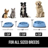 image:imageGORILLA GRIP Patented Slow Feeder Dog and Cat Bowl BPA Free 2 Cup GrayLight Blue