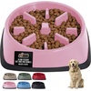 image:imageGORILLA GRIP Patented Slow Feeder Dog and Cat Bowl BPA Free 2 Cup GrayPink