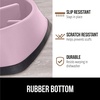 image:imageGORILLA GRIP Patented Slow Feeder Dog and Cat Bowl BPA Free 2 Cup GrayPink