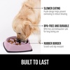 image:imageGORILLA GRIP Patented Slow Feeder Dog and Cat Bowl BPA Free 2 Cup GrayPink