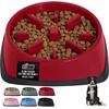 image:imageGORILLA GRIP Patented Slow Feeder Dog and Cat Bowl BPA Free 2 Cup GrayRed