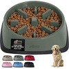 image:imageGORILLA GRIP Patented Slow Feeder Dog and Cat Bowl BPA Free 2 Cup GraySage