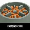 image:imageGORILLA GRIP Patented Slow Feeder Dog and Cat Bowl BPA Free 2 Cup GraySage